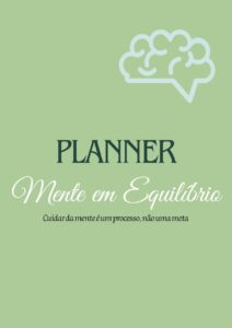 Planner Mente em Equilíbrio
